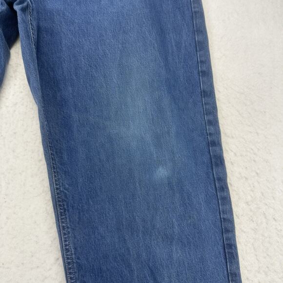 Carhartt Jeans Mens 38 X 34 Blue Denim FR Flame Resistant Straight Leg Workwear - Picture 4 of 12